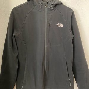 North Face soft shell hooded womens jacket